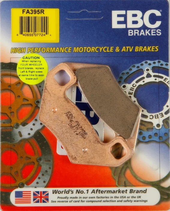 EBC FA395R Standard Brake Pads - High-Performance Motorcycle Brake Pads