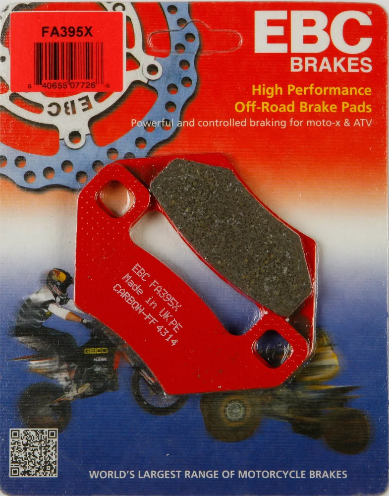 EBC FA395X Standard Brake Pads - High-Performance Motorcycle Brake Pads
