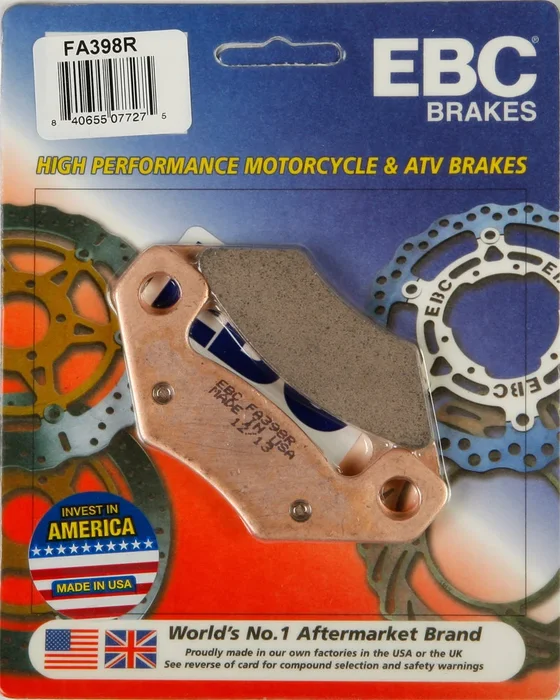 EBC FA398R Standard Brake Pads - High-Performance Motorcycle Brake Pads