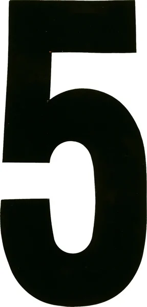 DIRT DIGITS XT63W-5 Extreme Digit Stick-on Numbers - Competition-Ready Graphics Decals for Powersports