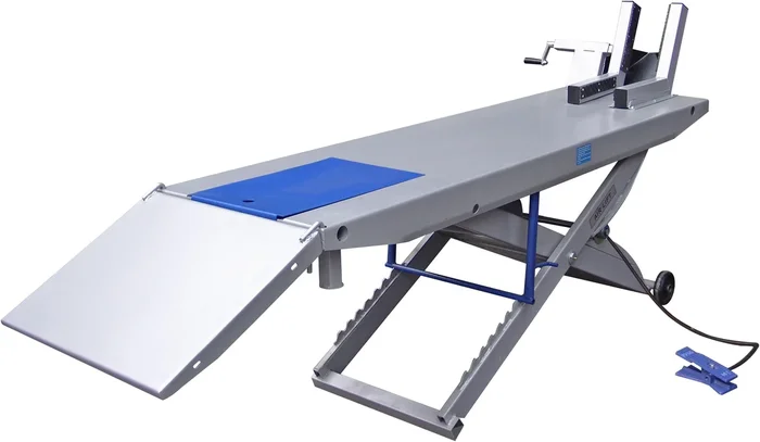 IDEAL M-1000C 1000/1500 Series Air Lift Stand - Heavy-Duty Motorcycle Lift for Workshop Use