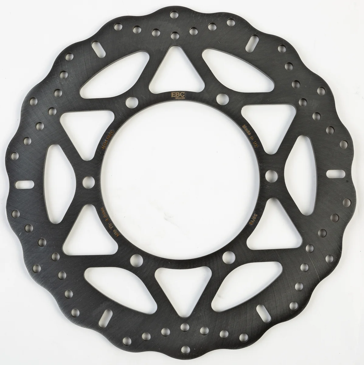 EBC MD4162C Contour Brake Rotor - Lightweight Stainless Steel with Scraper Slots for Enhanced Performance