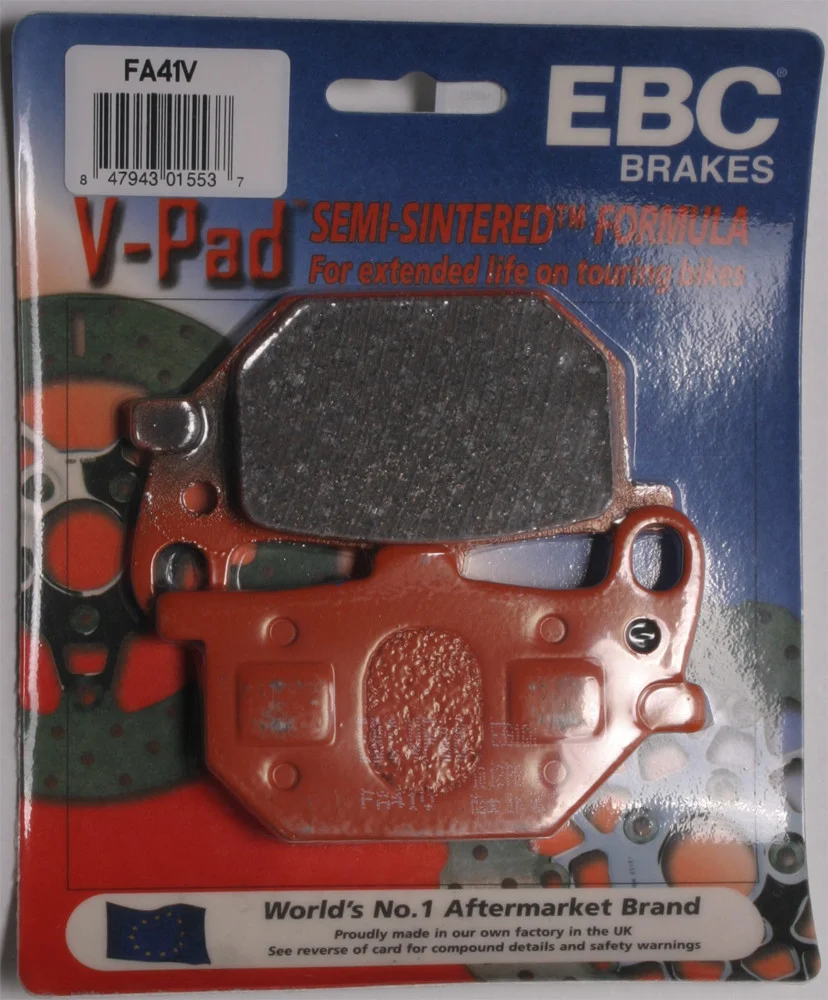 EBC FA41V Semi-Sintered Brake Pads - High-Performance Brakes for Street & Dirt Bikes