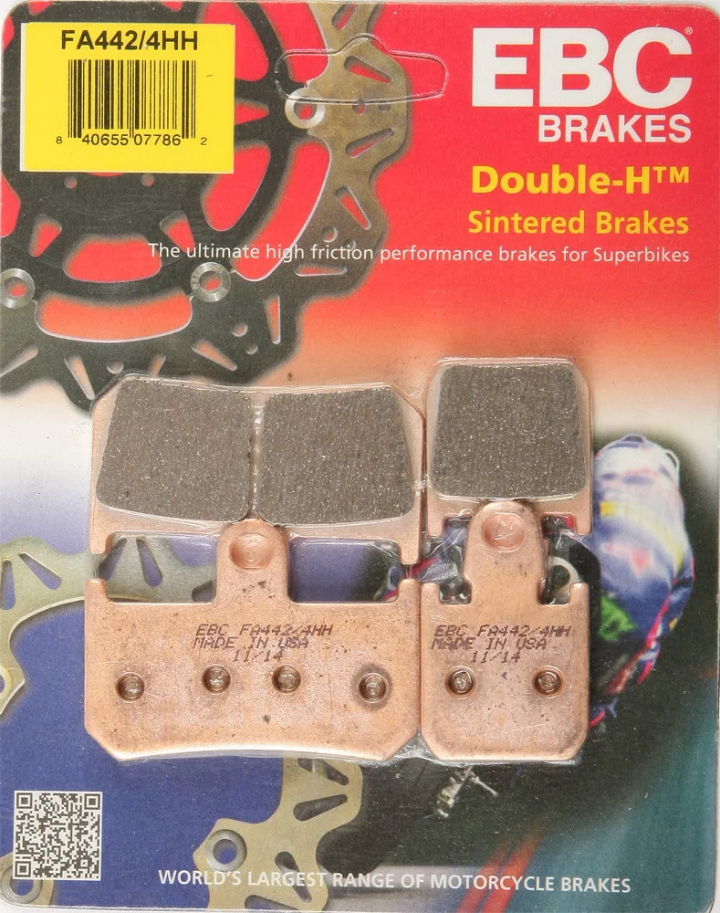 EBC FA442/4HH Standard Brake Pads - High-Performance Motorcycle Brake Pads