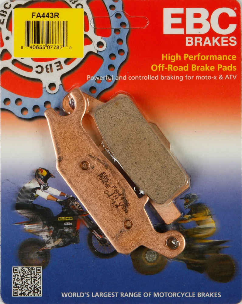 EBC FA443R Standard Brake Pads - High-Performance Motorcycle Brake Pads