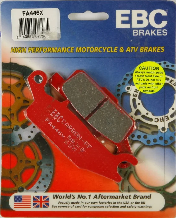 EBC FA446X Standard Brake Pads - High-Performance Motorcycle Brake Pads