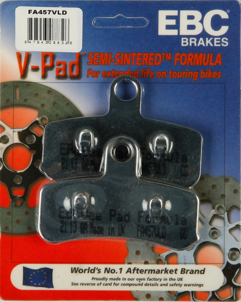 EBC FA457VLD Semi-Sintered Brake Pads - High-Performance Brakes for Street & Dirt Bikes