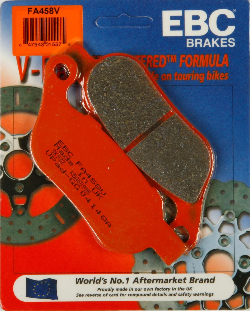 EBC FA458V Semi-Sintered Brake Pads - High-Performance Brakes for Street & Dirt Bikes