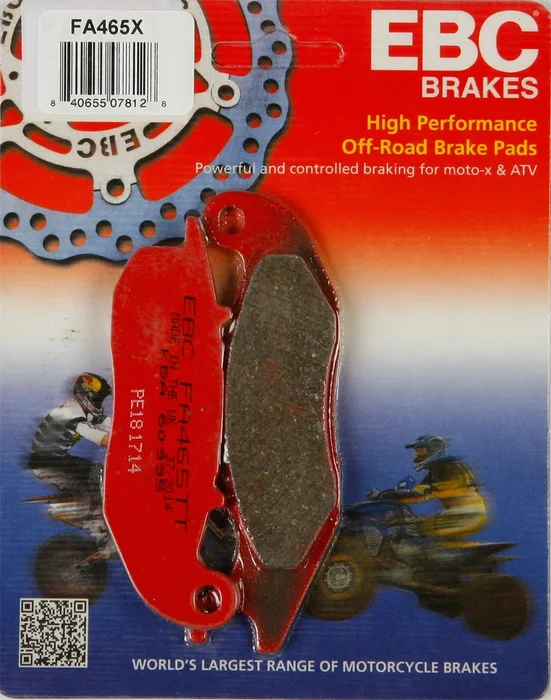 EBC FA465X Standard Brake Pads - High-Performance Motorcycle Brake Pads
