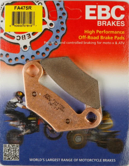 EBC FA475R Standard Brake Pads - High-Performance Motorcycle Brake Pads