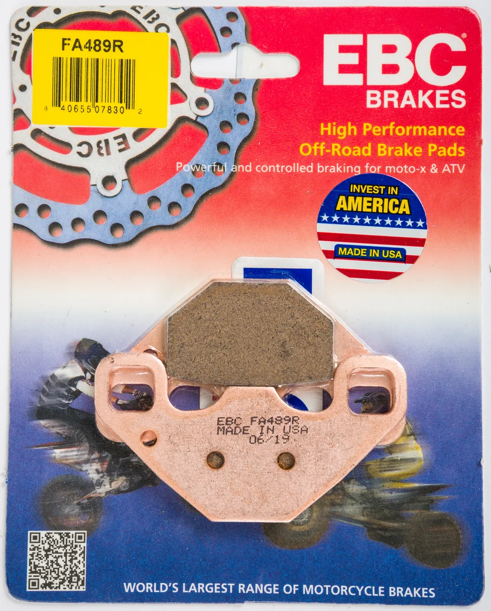 EBC FA489R Standard Brake Pads - High-Performance Motorcycle Brake Pads