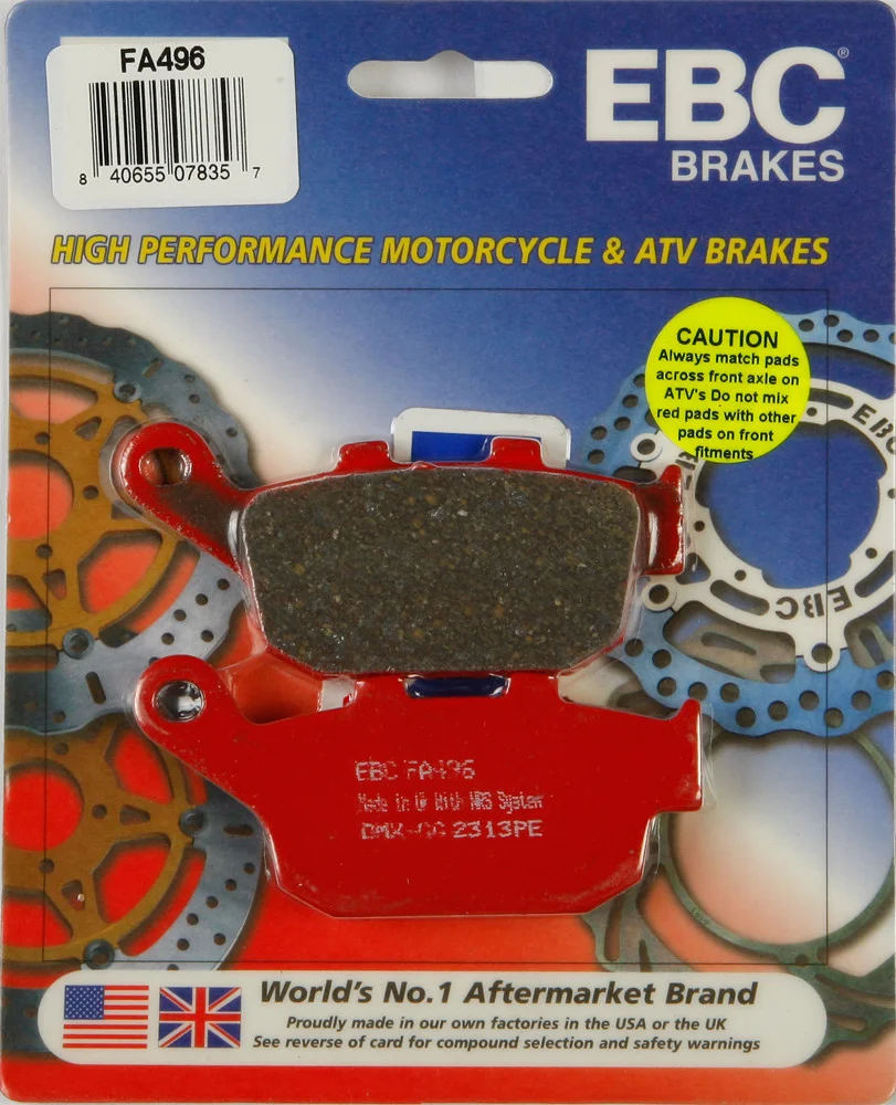 EBC FA496 Standard Brake Pads - High-Performance Motorcycle Brake Pads