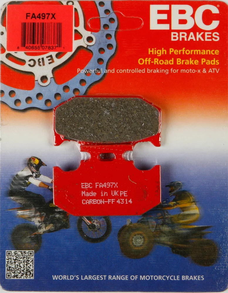 EBC FA497X Standard Brake Pads - High-Performance Motorcycle Brake Pads