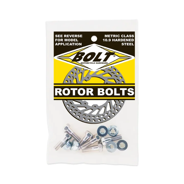 BOLT 2009-HRTR Rotor Bolts - High-Strength 10.9 Steel Fasteners for Powersports