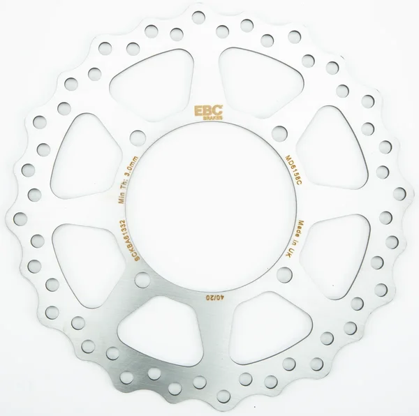 EBC MD6158C Contour Brake Rotor - Lightweight Stainless Steel with Scraper Slots for Enhanced Performance