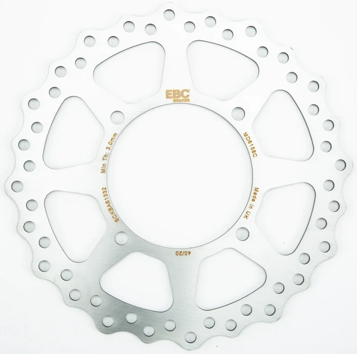 EBC MD6158C Contour Brake Rotor - Lightweight Stainless Steel with Scraper Slots for Enhanced Performance