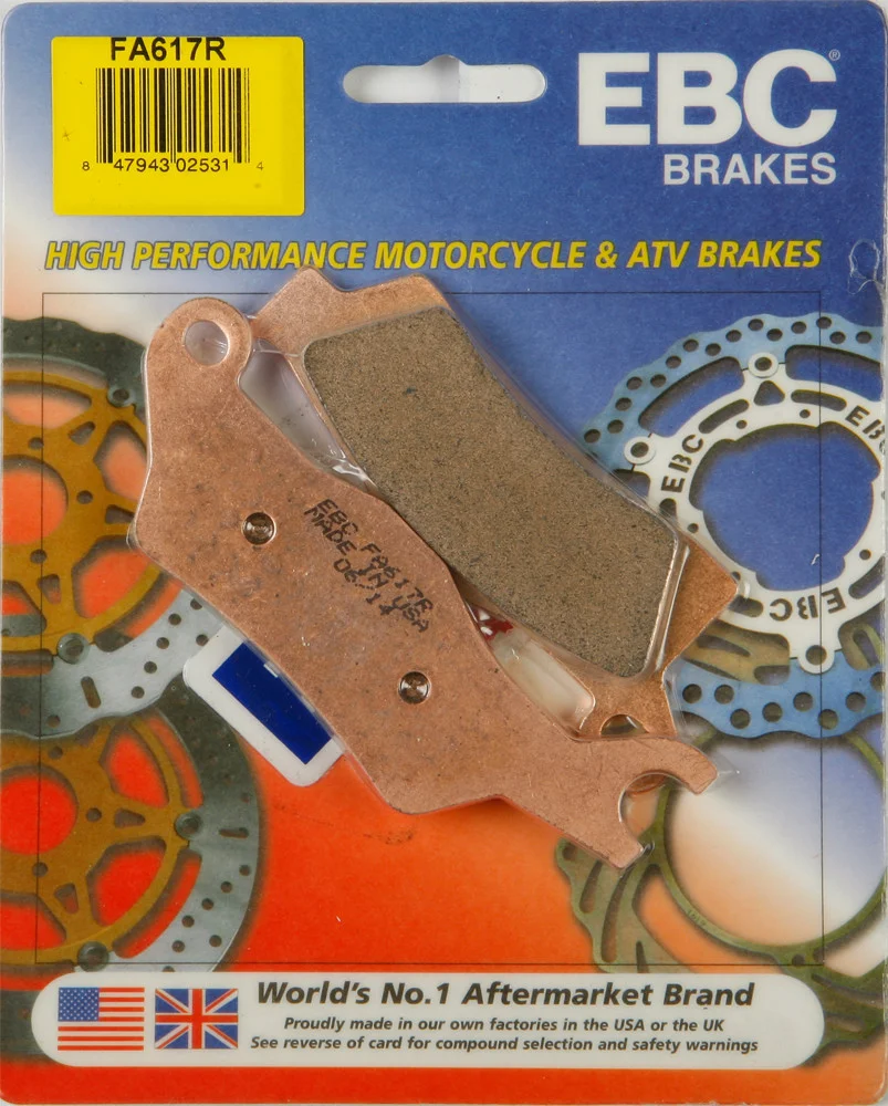 EBC FA617R Standard Brake Pads - High-Performance Motorcycle Brake Pads