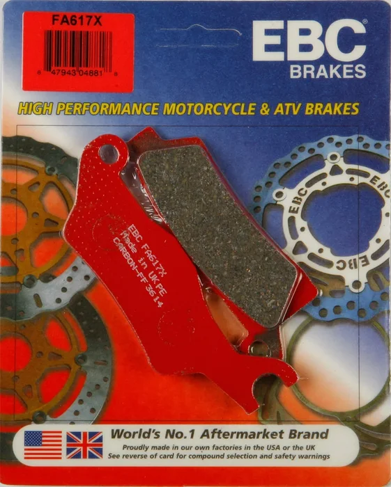 EBC FA617X Standard Brake Pads - High-Performance Motorcycle Brake Pads