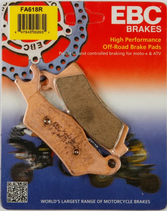 EBC FA618R Standard Brake Pads - High-Performance Motorcycle Brake Pads