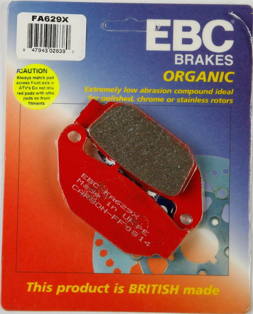 EBC FA629X Standard Brake Pads - High-Performance Motorcycle Brake Pads