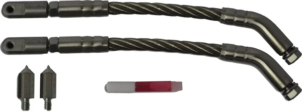 STRAIGHTLINE 185-102 Ice Scratcher Kit - Durable Steel Blades for Snowmobile & ATV Ice Removal