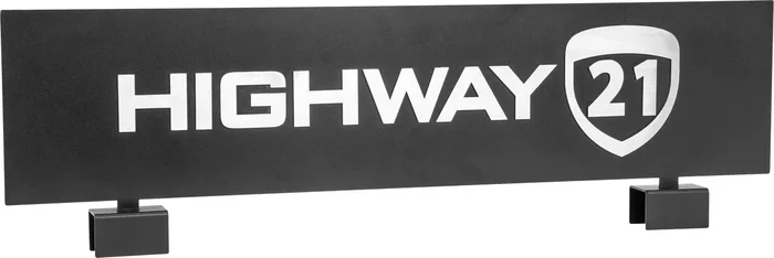 HIGHWAY 21 - HWY21 DISPLAY SIGN - Slat Wall Display Sign