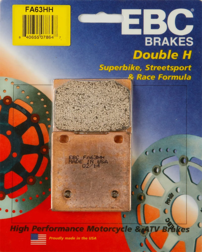 EBC FA63HH Standard Brake Pads - High-Performance Motorcycle Brake Pads