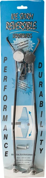 OTTP Reversible Rail-Mounted Ice Scratcher – Durable Winter Maintenance Tool for Powersports