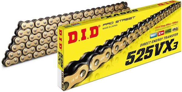 D.I.D - 525VX3G118FB - 525VX3 Racing Chain
