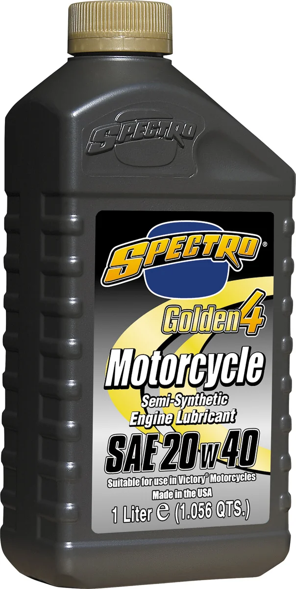 SPECTRO - 310274 - Golden Motorcycle Semi-Syn 4T Oil