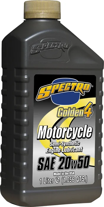 SPECTRO - 310275 - Golden Motorcycle Semi-Syn 4T Oil