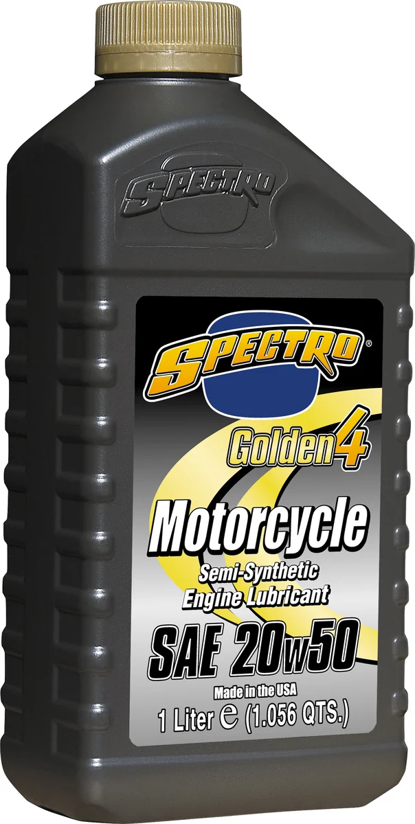 SPECTRO - 310275 - Golden Motorcycle Semi-Syn 4T Oil