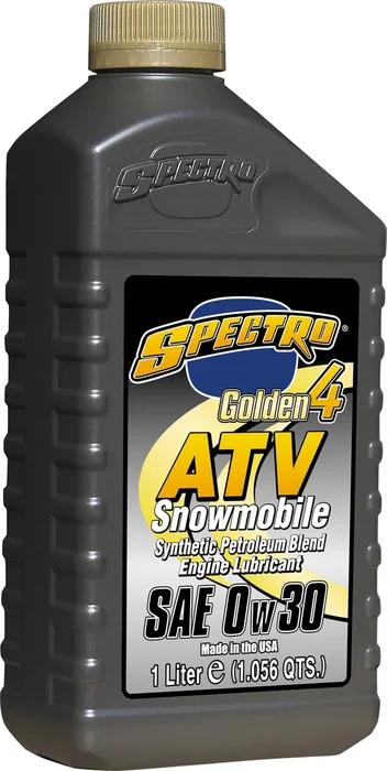 SPECTRO 310276 Golden Semi-Syn 4T Oil - Premium ATV/UTV/Snowmobile Engine Protection