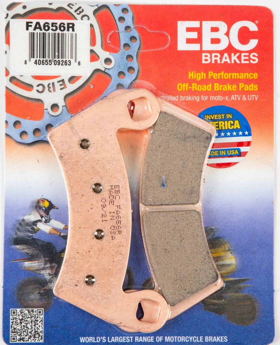 EBC FA656R Standard Brake Pads - High-Performance Motorcycle Brake Pads