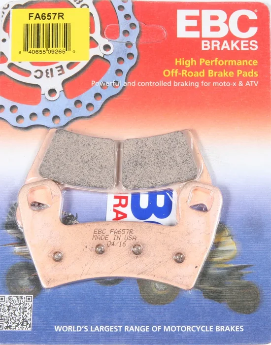 EBC FA657R Standard Brake Pads - High-Performance Motorcycle Brake Pads