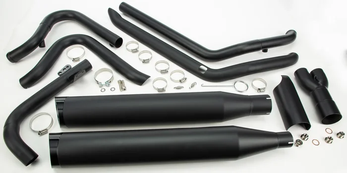 TBR - 005-46402-BS - Comp-S Full Length 2-in-1 Touring Exhaust w/Ghost Pipe