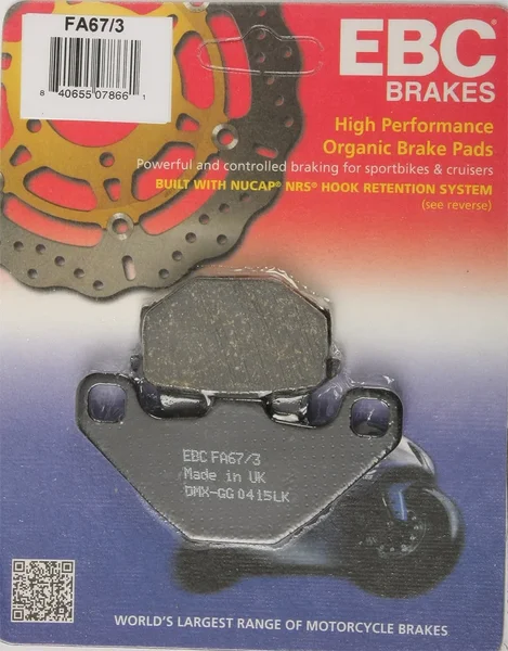 EBC FA67/3 Standard Brake Pads - High-Performance Motorcycle Brake Pads