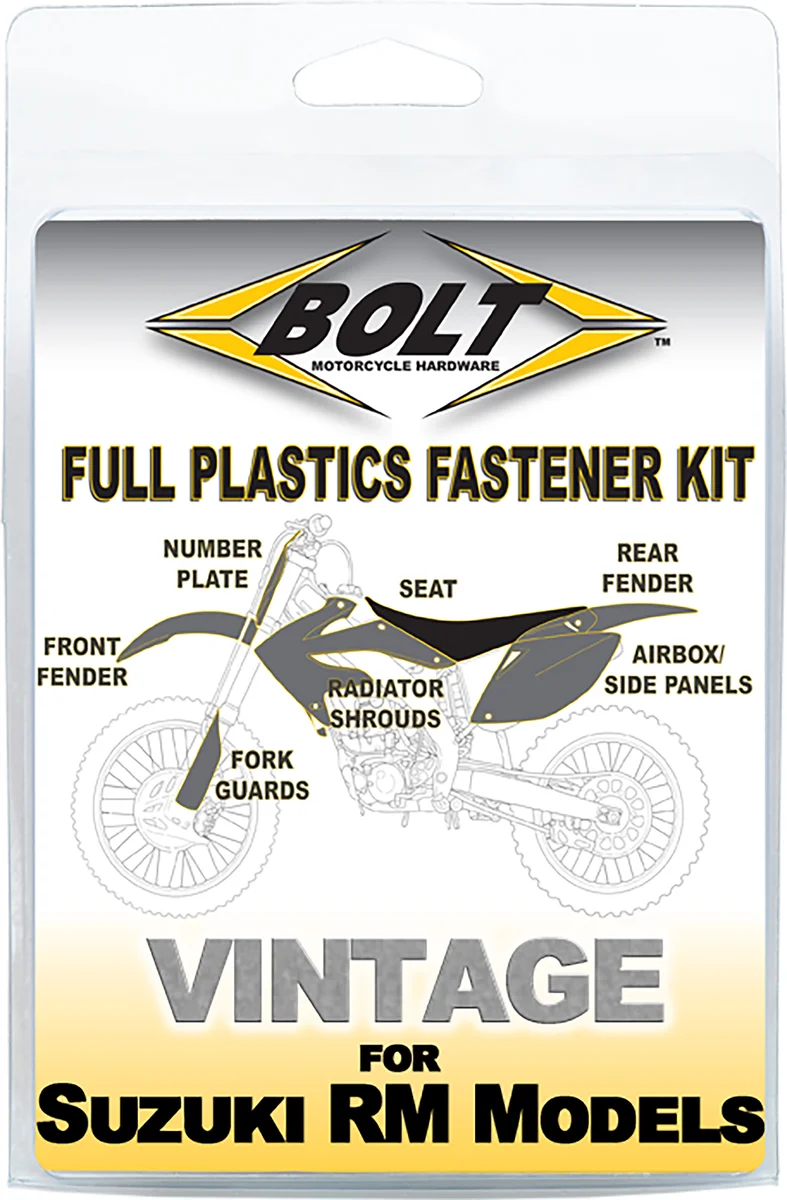 BOLT - SUZ-9600104 - Full Body Work Fastener Kit