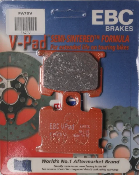 EBC FA70V Semi-Sintered Brake Pads - High-Performance Brakes for Street & Dirt Bikes
