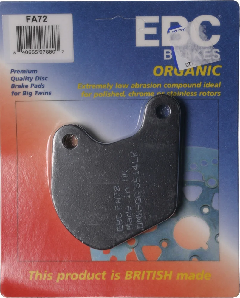 EBC FA72 Standard Brake Pads - High-Performance Motorcycle Brake Pads