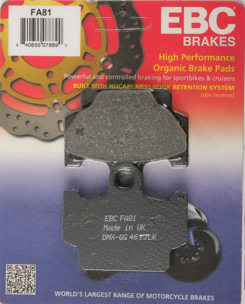 EBC FA81 Standard Brake Pads - High-Performance Motorcycle Brake Pads