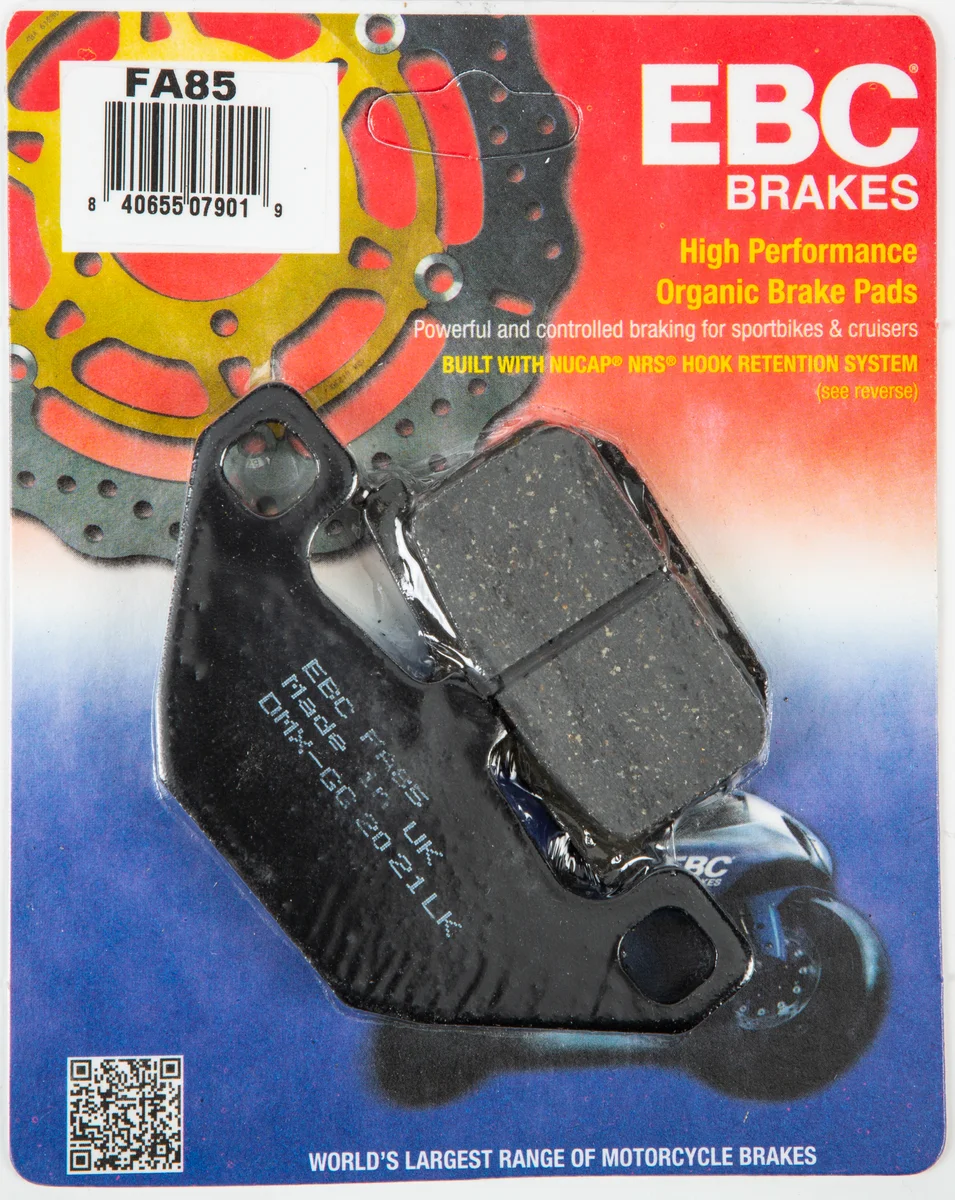 EBC FA85 Standard Brake Pads - High-Performance Motorcycle Brake Pads for Enhanced Stopping Power