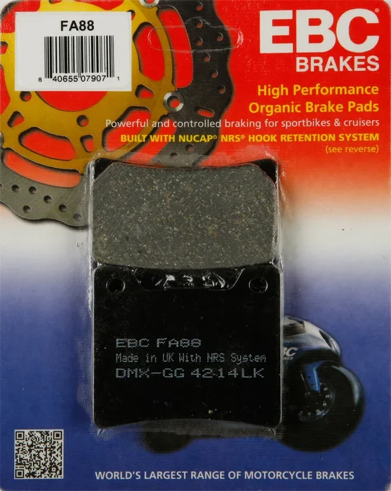 EBC FA88 Standard Brake Pads - High-Performance Motorcycle Brake Pads