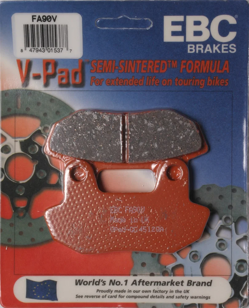 EBC FA90V Semi-Sintered Brake Pads - High-Performance Brakes for Street & Dirt Bikes