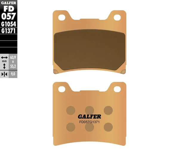 GALFER - FD057G1371 - HH Sintered Brake Pads