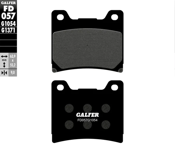 GALFER - FD057G1054 - G-Semi-Metallic Brake Pads