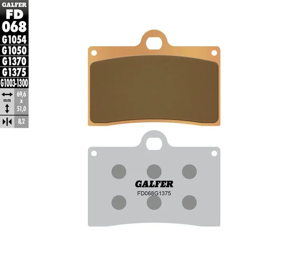 GALFER - FD068G1375 - HH Sintered Brake Pads