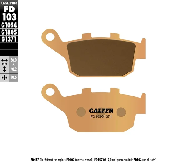 GALFER - FD103G1371 - HH Sintered Brake Pads