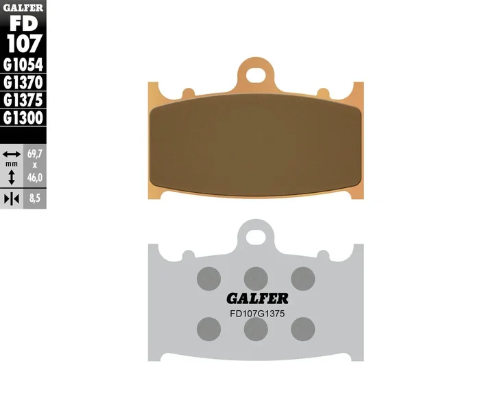 GALFER - FD107G1375 - HH Sintered Brake Pads