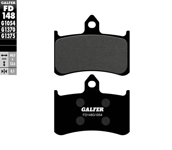 GALFER - FD148G1054 - G-Semi-Metallic Brake Pads